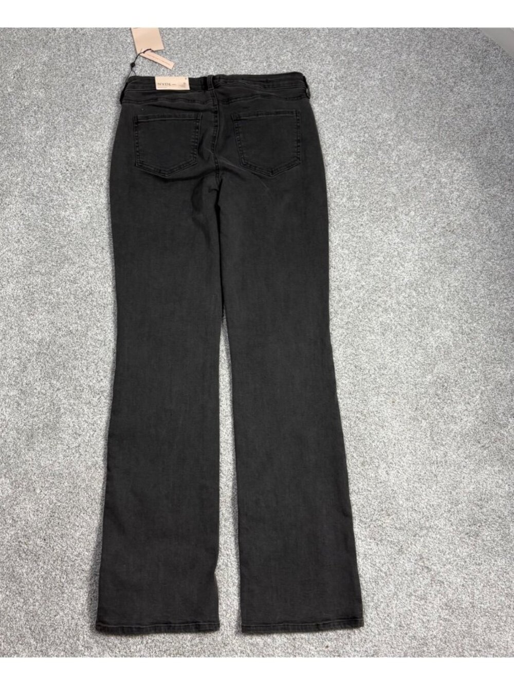 NYDJ Jeans Womens 2 Barbara Bootcut Folsom Charcoal New